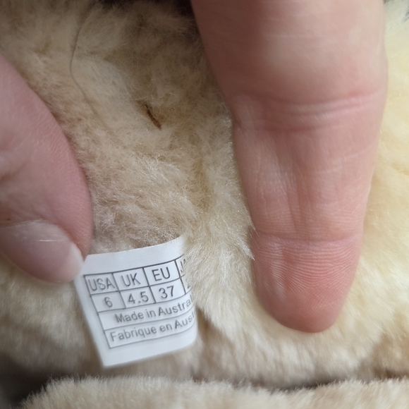 UGG Tan Boots with Glitter Bows - Picture 7 of 7